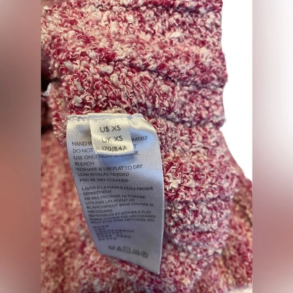 Free People Good Day Wool Blend Pink Cropped Sweater - Picture 7 of 10